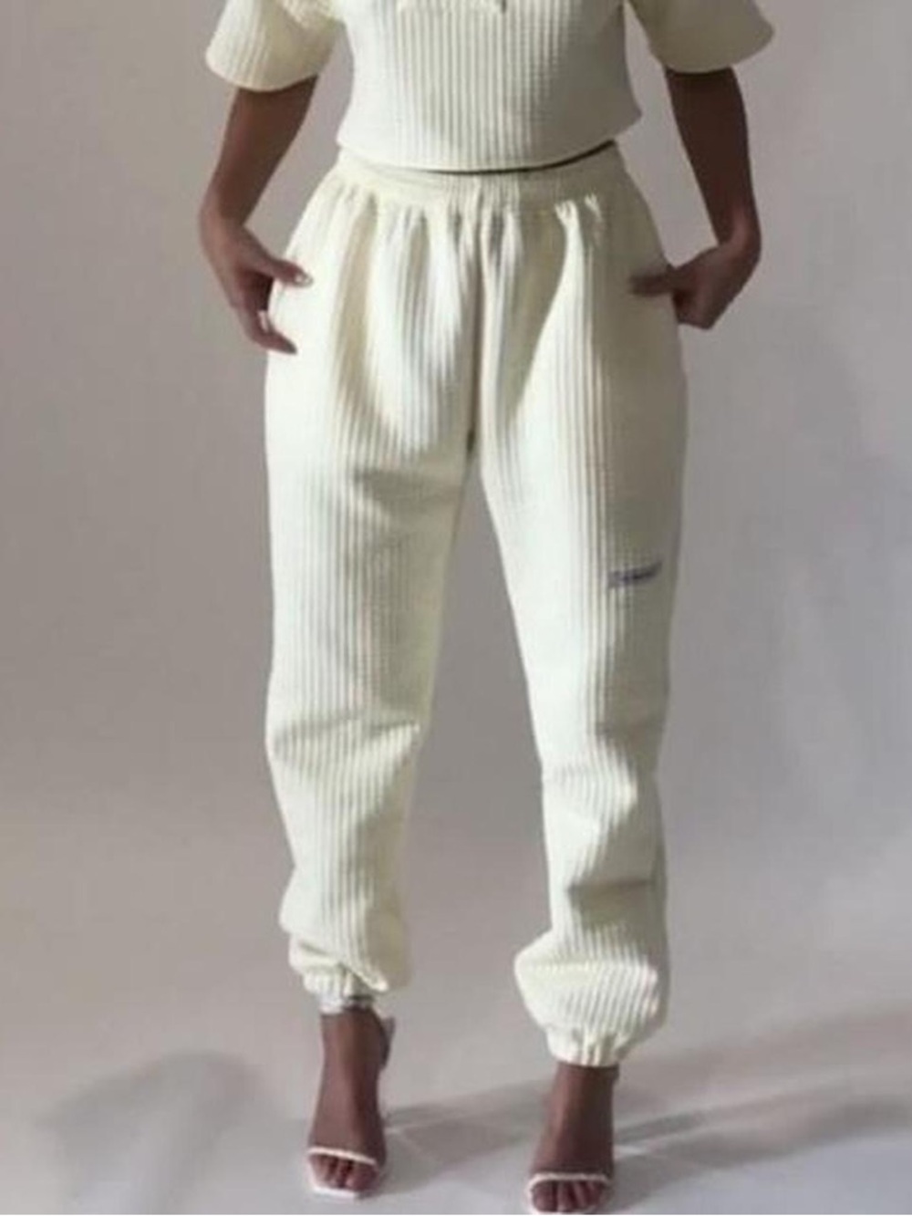 My Mum Made It Women's Cream Joggers - Medium